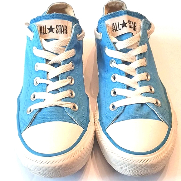 Converse Other - CONVERSE All Star Low Top Kids Sneakers Blue Size 6